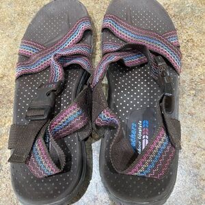 Skechers Multi-Color Strappy Sandals